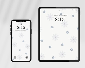 Floral Phone & iPad Wallpaper, Home Screen, Lock Screen (Digital Download)