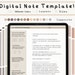 Digital Cornell Note Template Bundle for iPad Note Taking Study ...