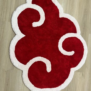 Akatsuki rug / Anime Rug,Tufted Handmade Carpet,Home Decor Gifts,Anime Rug For Bedroom, Rugs For Home Decor,Area Rugs For Living Room