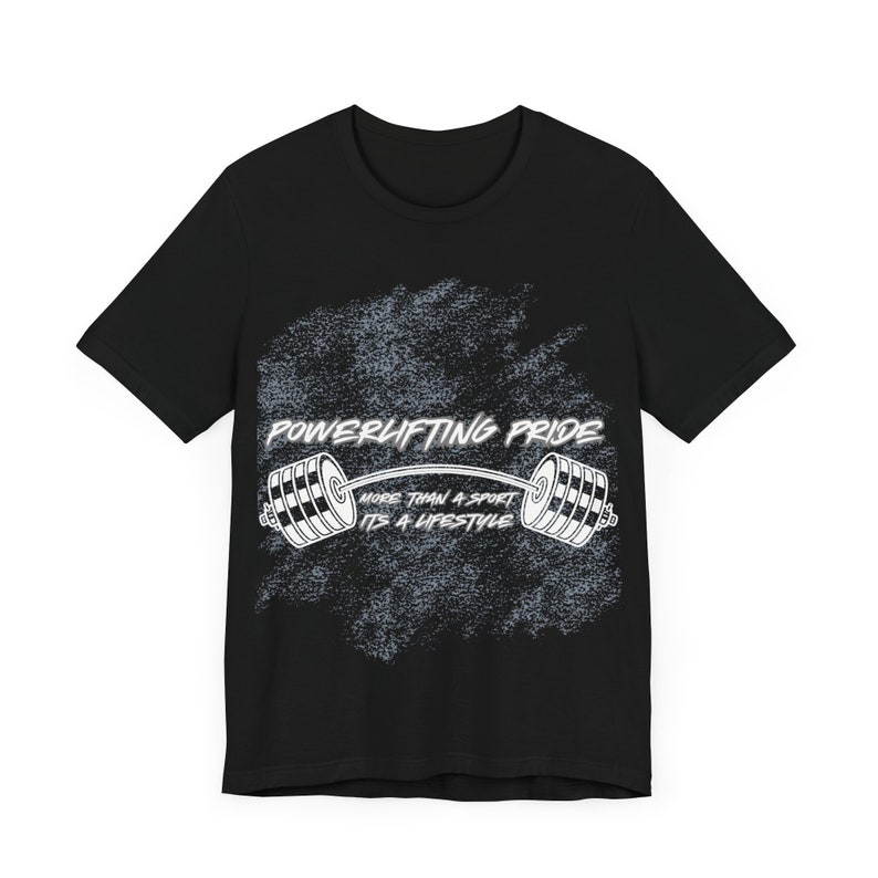 Powerlifting Pride TShirt For Men Oversized Gym Shirt Up To 4XL Unisex Jersey Short Sleeve Tee For Him Limited Edition Gym Top Gift Idea image 4