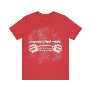 Powerlifting Pride TShirt For Men Oversized Gym Shirt Up To 4XL Unisex Jersey Short Sleeve Tee For Him Limited Edition Gym Top Gift Idea image 2