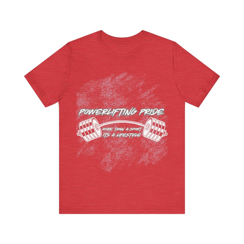 Powerlifting Pride TShirt For Men Oversized Gym Shirt Up To 4XL Unisex Jersey Short Sleeve Tee For Him Limited Edition Gym Top Gift Idea image 2