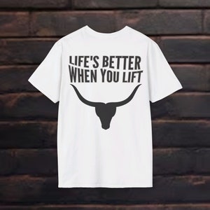 Motivational Gym Shirt Gift For Men Gym T-Shirt for Women Gift For Gym Lover Mens Gym Shirt Gift For Him Yoga Gym Unisex Softstyle T-Shirt