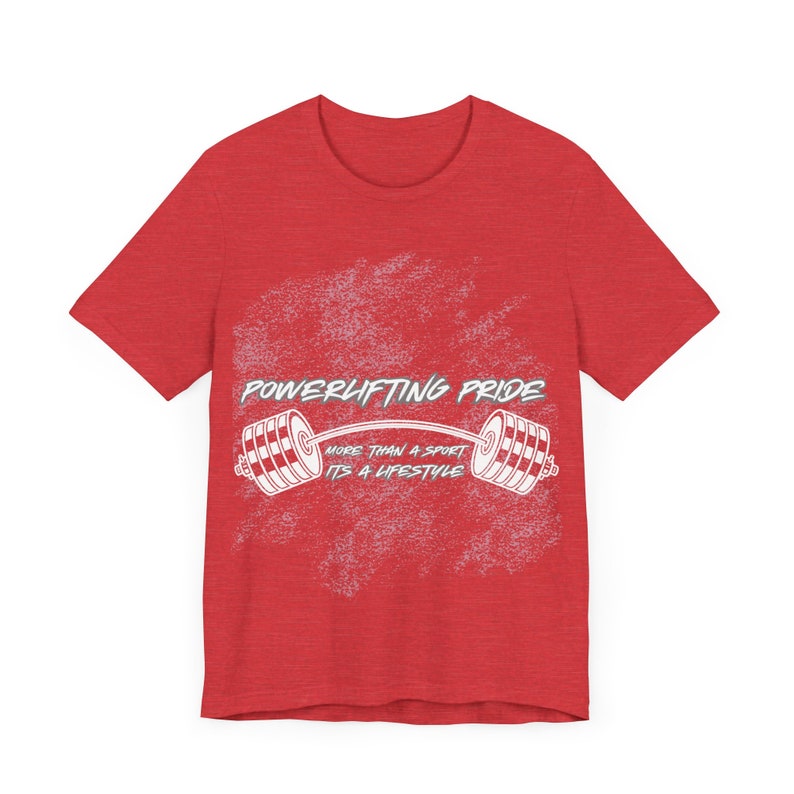 Powerlifting Pride TShirt For Men Oversized Gym Shirt Up To 4XL Unisex Jersey Short Sleeve Tee For Him Limited Edition Gym Top Gift Idea image 7
