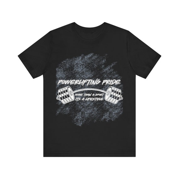 Powerlifting Pride TShirt For Men Oversized Gym Shirt Up To 4XL Unisex Jersey Short Sleeve Tee For Him Limited Edition Gym Top Gift Idea