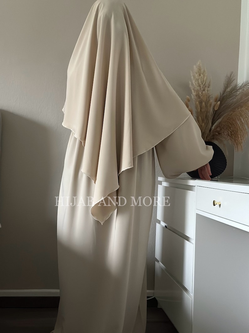 2 teiliges Khimar Set Medina Stoff Bild 5