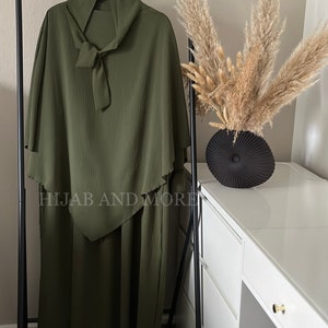 2 teiliges Khimar Set Jazz stoff Bild 5