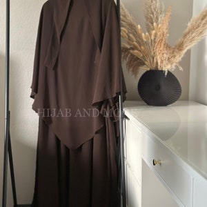 2 teiliges Khimar Set Jazz stoff Bild 7