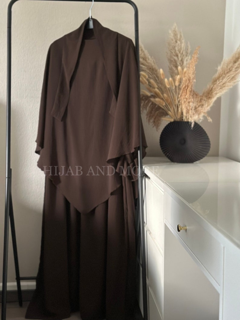 2 teiliges Khimar Set Jazz stoff Bild 7