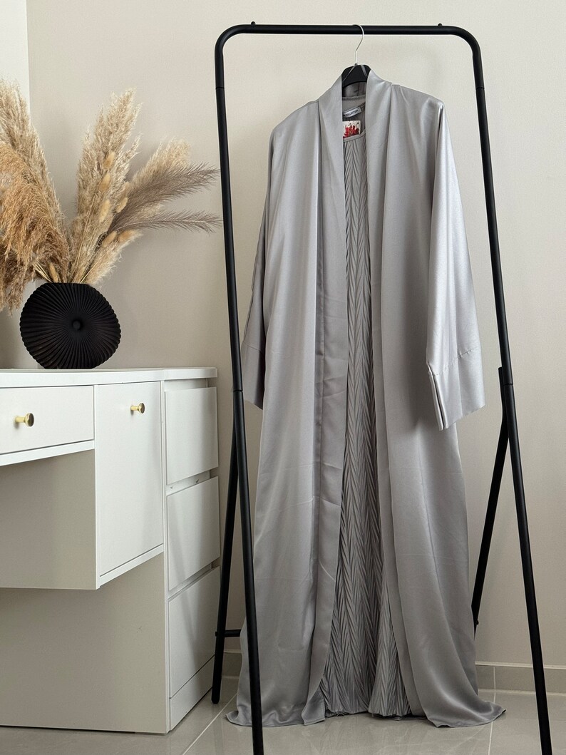 Kimono Set zweiteilig Grau
