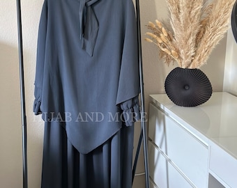 2 teiliges Khimar Set Jazz stoff