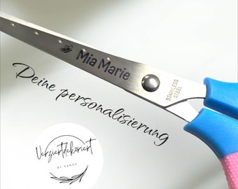 personalized children's scissors, perfect for school enrollment or generally for the school bag