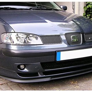 For Seat Ibiza Mk2 Cupra R Splitter Front Bumper Lip 3 Pcs Bumper Splitter Spoiler Lip