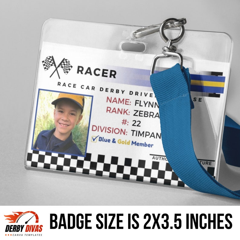 Editable Drivers License Pinewood Race Car Derby Race Car Party Derby