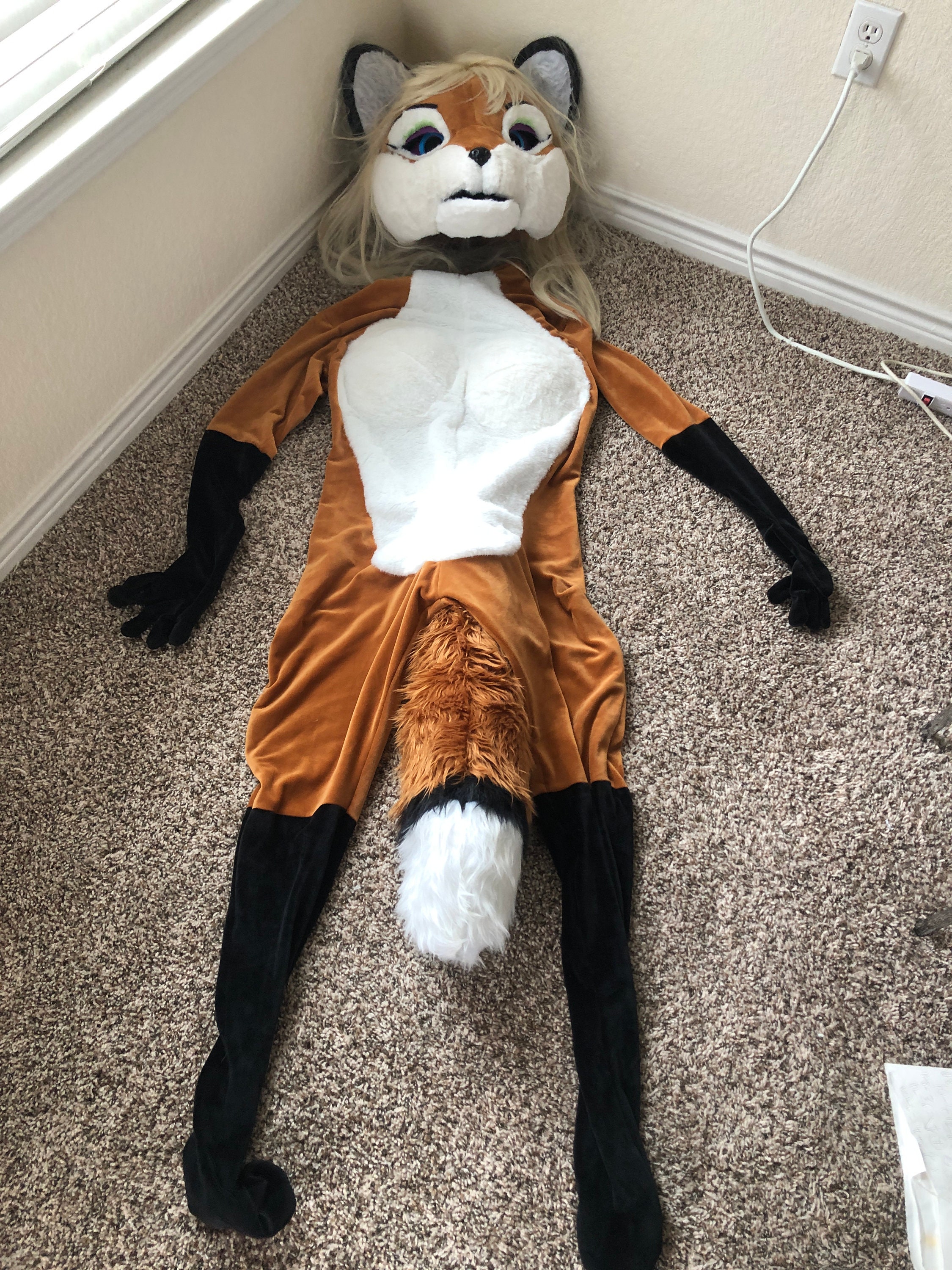 Fox Ladies Cat Elastic Fursuit Costumes Etsy Canada