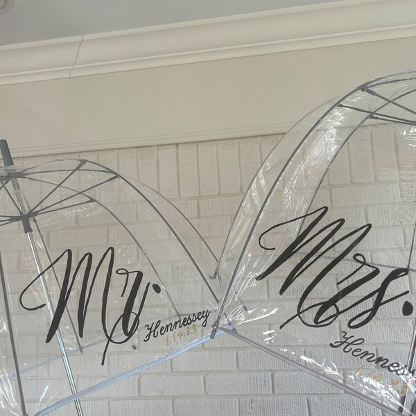 Personalized Bubble Umbrellas