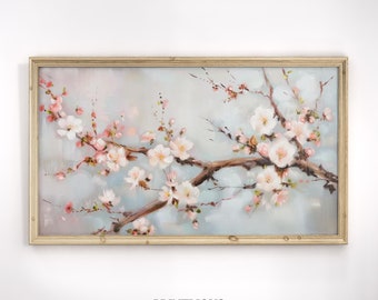 Cherry Blossom Frame Tv Art Spring Forest Frame Tv Wall Art Japanese Cherry Tree Frame Tv Art Frame Tv Artful Art Digital Download