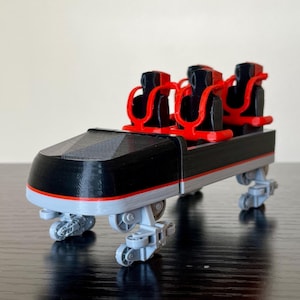 3D Printed I305 Roller Coaster Car Replica | Kings Dominion Collectible