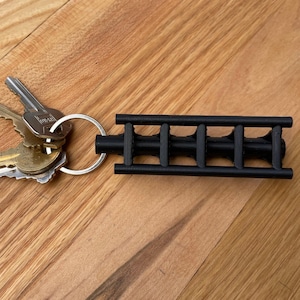 3D Printed Roller Coaster Track Keychain - Inspired by Intamin