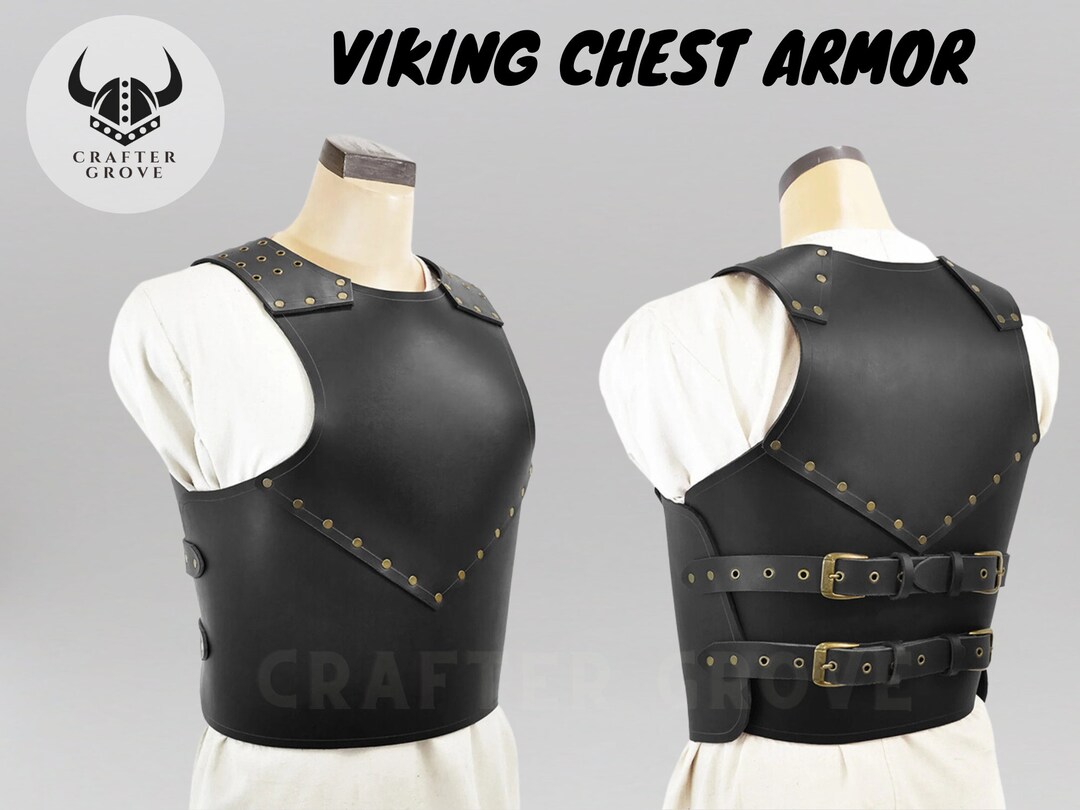 Medieval Chest Armor Cosplay Viking Chest Plate Armor Etsy