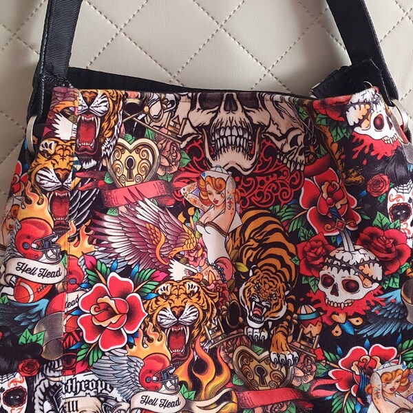 Handtasche,Skulls, Schultertasche