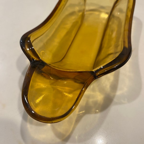 Vintage Amber Glass Dessert Bowls | Serving Dish | Dining Set | Banana Split Dish | Events