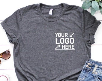 Custom Logo Shirts, Personalized Logo Shirt, Custom Design Shirt, Custom Text Shirt,Your Business Logo or Brand Logo T Shirt,Team Logo Shirt