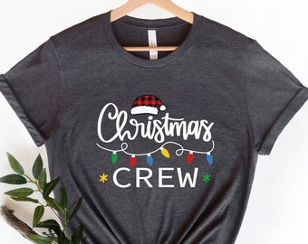 Christmas Crew Shirt, Family Christmas Shirt, Christmas T Shirt, Matching Family Christmas Shirts,  Holiday Shirt, We are Family Shirt