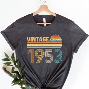 70th Birthday Shirt, Vintage 1953 Retro Shirt, 70th Birthday Gift, 70th Birthday Gift For Men, Seventy Tee, Vintage Christmas Gift Shirt