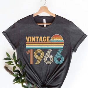 57th Birthday Shirt, Vintage 1966 Retro Shirt, 57th Birthday Gift, 57th Birthday Gift For Men, Fifty Seven Tee, Vintage Christmas Gift Shirt