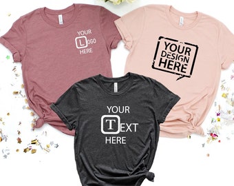 Custom Business Logo Shirts, Personalized Logo Shirt, Custom Design Shirt, Custom Text, Your Business Logo or Brand Logo T Shirt, Team Logo
