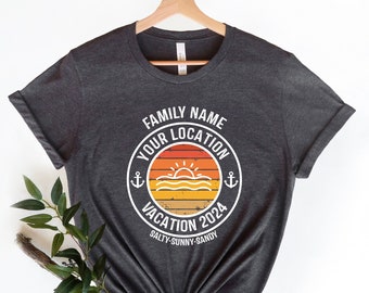 Custom Family Vacation Shirts, Custom Family Summer Shirt, Custom Vacation Shirt, Personalized Family Shirt, Matching Family Summer Shirt