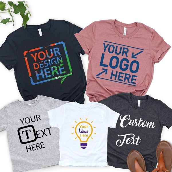 Custom Design Shirt, Custom Text Shirt, Personalized Shirt, Custom T-shirt, Custom Logo Shirts, Customizable Shirt, Custom Unisex Shirts