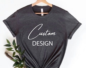 Custom Bella Canvas T-Shirt, Customizable Business T-Shirt, Custom Logo Shirts, Custom Shirt, Personalized T-Shirt, Custom Unisex Shirts