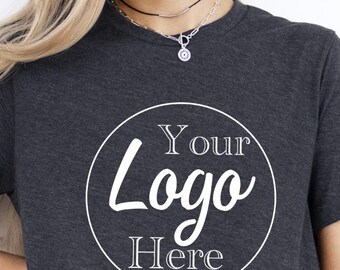 Custom Your Logo Here Shirts, Personalized Logo Shirt, Custom Design Shirts, Custom Text Shirt, Your Business Logo T-Shirt, Brand Logo Shirt