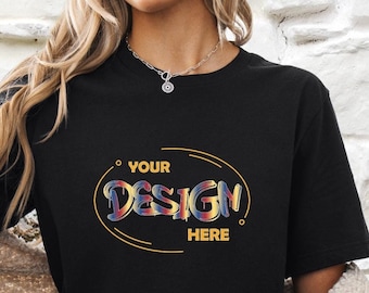 Custom Design Shirt, Custom Logo Shirts, Personalized Logo T shirt, Custom Text Shirt, Your Business Logo or Brand Logo Shirt, Team Logo Tee