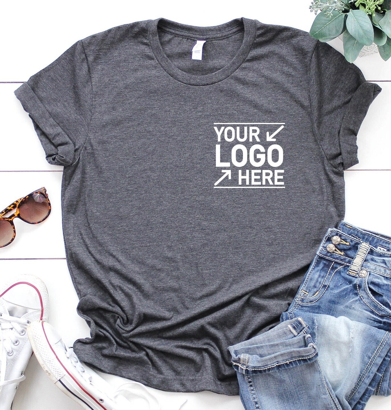 Custom Logo Shirts, Personalized Logo Shirt, Custom Design Shirt, Custom Text Shirt, Your Business Logo or Brand Logo Shirt, Team Logo Shirt