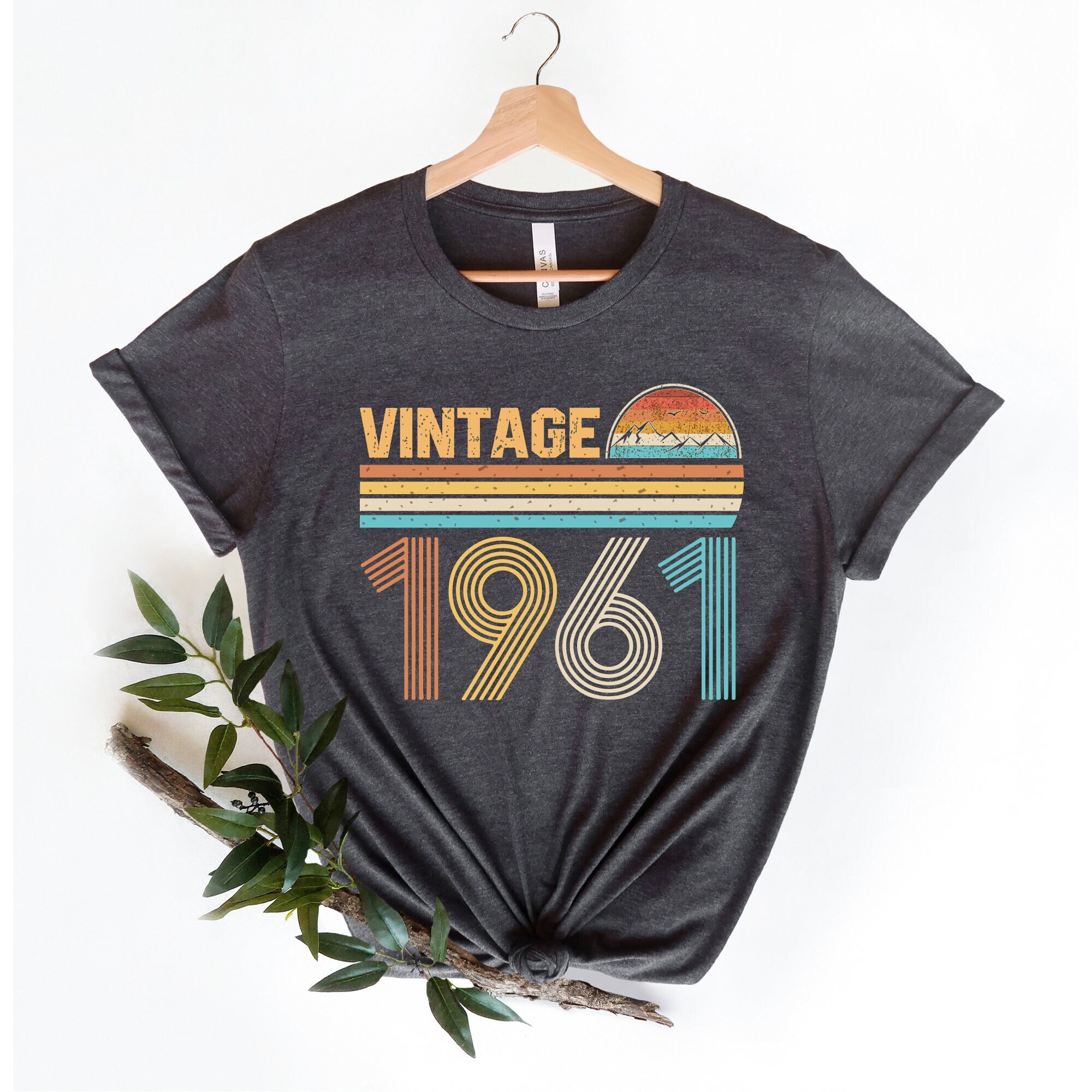 1961 Vintage Stars Birthday Shirt - 'Aged To Perfection' Tee For 64th Birthday Gift - View #14