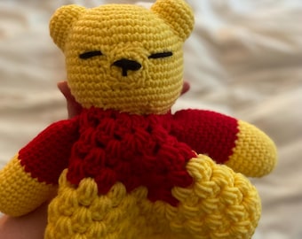 Crocheted Winnie the Pooh Lovey