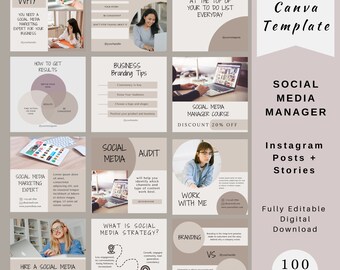Social Media Manager Posts, Instagram Story, Social Media Marketing, Engagement Posts, Social Media Coach, Social Media Strategie Posts,