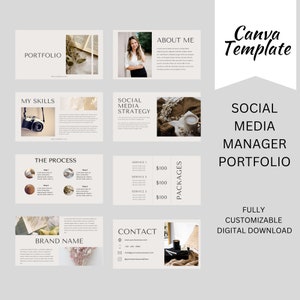 Social Media Strategy Template, Client Strategy for Social Media, Marketing Proposal, Social Media Manager Template, Service Provider