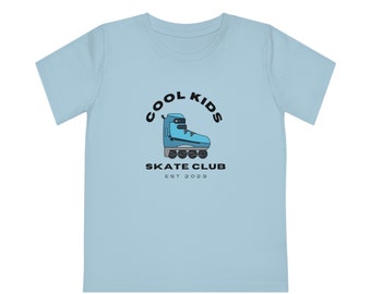 Organic Cotton Kids T-Shirt Cool Kids Skate Club