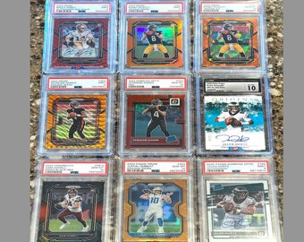 Paquetes especiales de la NFL FOOTBALL - 15 tarjetas - 5 novatos - Busca autógrafos - Calificadas - 1/1 - Numeradas