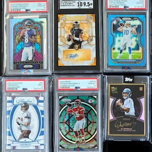 NFL FOOTBALL Hot Packs - 15 cartas - 5 Rookies - Look 4 Autos - Mem - 1/1