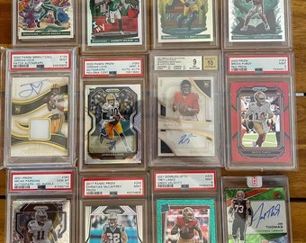 NFL FOOTBALL Hot Packs - 15 Cards - 6 Rookies - Look for Autographs - Graded - 1/1 - Numbered