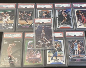 NBA Basketball Hot Pack: 10 Cards - 5 Rookies - Guaranteed 1 Graded Card