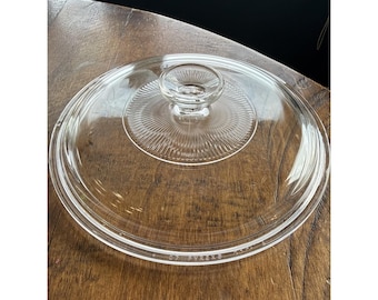 Tapa de repuesto para olla de vidrio Pyrex G 1 C, redonda, transparente, de 8 pulgadas de diámetro