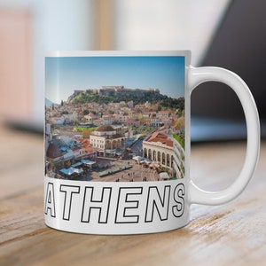 Athens Skyline Mug, Athens Coffee Mug, Trendy Athens Mug, Athens Travel Gift, Athens Greece Mug, Greek Gift, Athens Greece Gift, Greek Mug