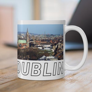 Dublin Skyline Mug, Dublin Coffee Mug, Dublin Mug, Dublin Travel Gift, Dublin Ireland Mug, Cute Dublin Gift, Dublin Ireland Gift, Irish Mug