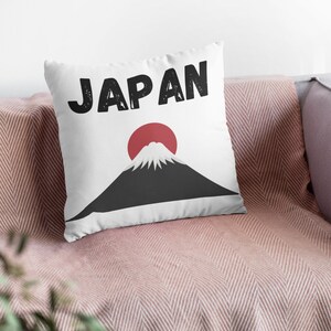 Japan Pillow, Japanese Pillow, Japan Throw Pillow, Home Decor Gift for Japanese, Japan Decor, Japan Gift, Japanese Decor, Asian Room Decor